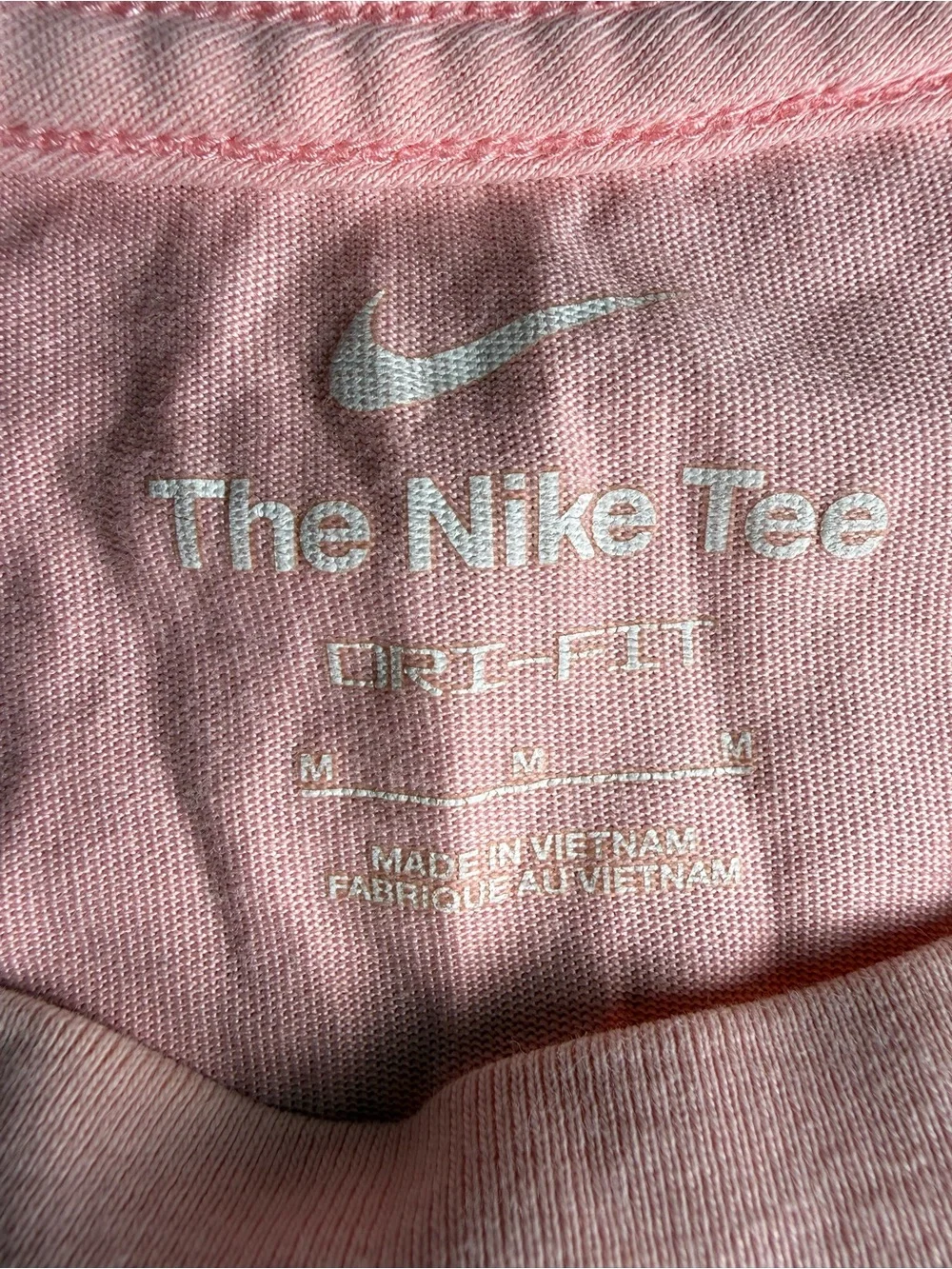 Nike Pink Short Sleeve Tee with Multicolor Graphic